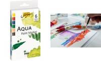 KREUL Aqua Paint Marker SOLO Goya, Warm Colors 6er Set
