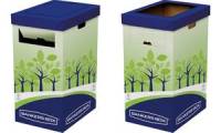 Fellowes BANKERS BOX Recycling Behälter, groß, grün/blau