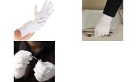 HYGOSTAR Baumwoll Handschuh Blanc, M, weiß, einzeln