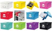 LEITZ Ablagebox Click & Store WOW, DIN A4, schwarz