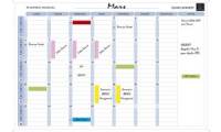 EXACOMPTA Planning magnétique mensuel Exaplanner