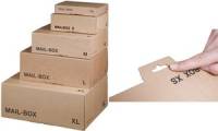 SMARTBOXPRO Paket Versandkarton MAIL BOX, Größe: XL, braun