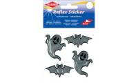KLEIBER Reflex Sticker Fledermaus & Gespenst, silber