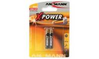 ANSMANN Alkaline Batterie X POWER AAAA, 2er Blister
