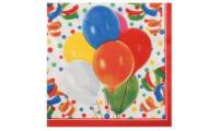 PAPSTAR Motiv Servietten Lucky Balloons, 330 x 330 mm