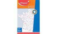 Maped Schablone Frankreich Landkarte, Inhalt: 2 Stück